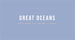Desktop Screenshot of greatoceans.com